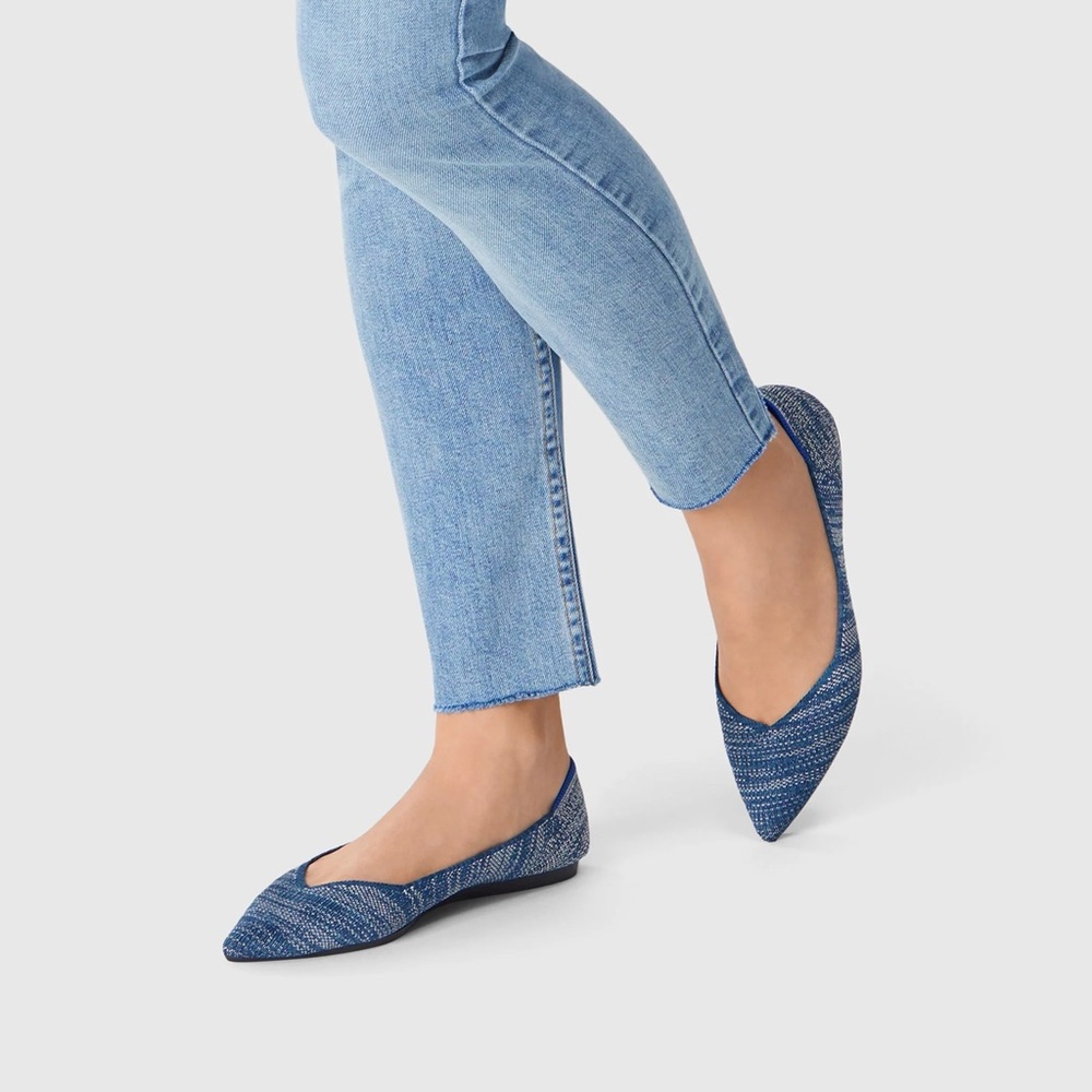 Rothy's Indigo Heather Blue points